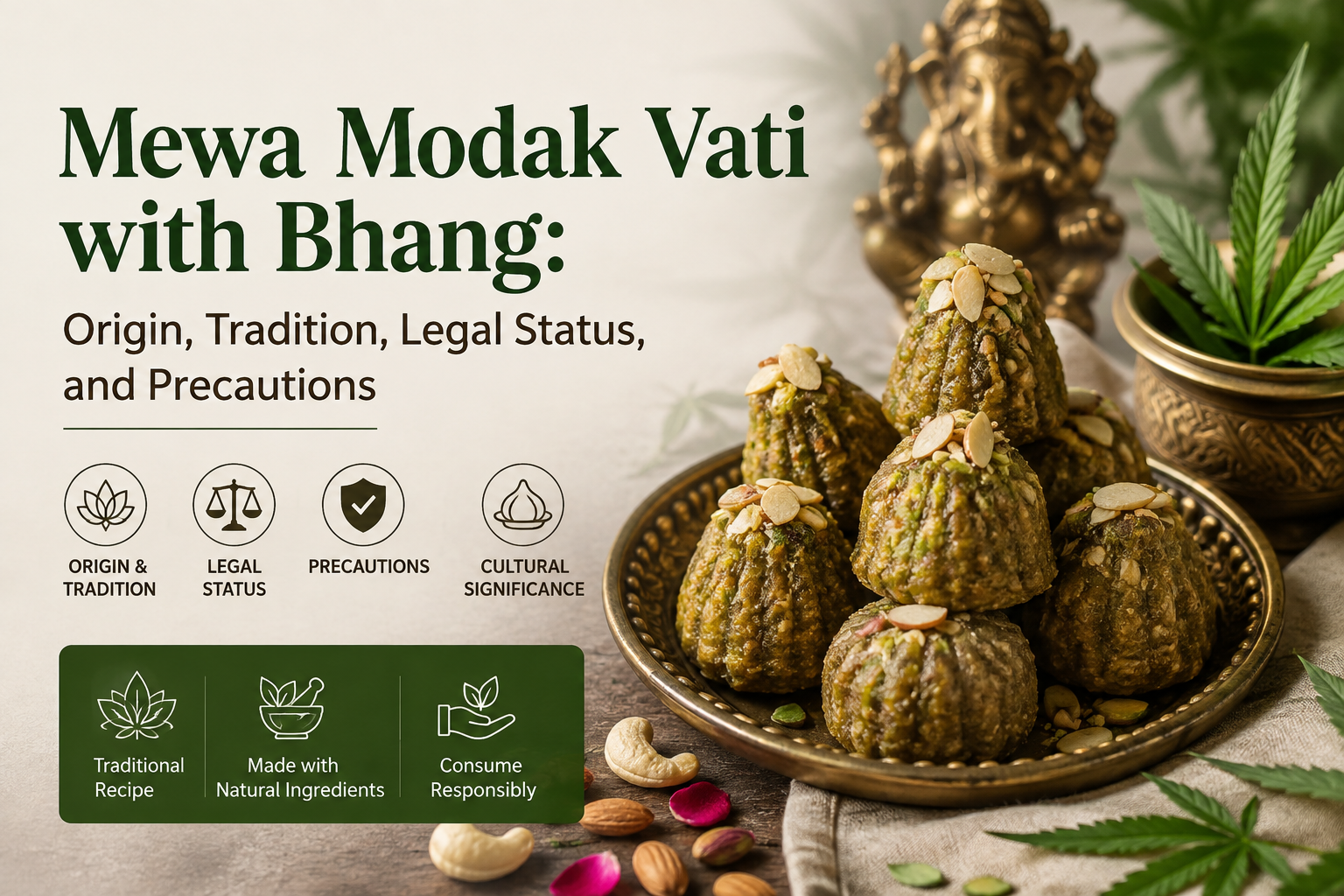 Mewa Modak Vati with Bhang: Origin, Tradition, Legal Status, and Preca
